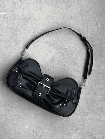 Heart Buckle Two Way Shoulder Bag